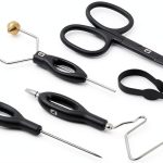Loon Fly Tying Tool Kit - 5 PCS Black Plastic-0