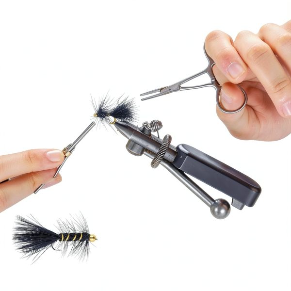 Reel Crafts Fly Tying Kit Wooly Bugger Small Black 30‑Piece Set-2