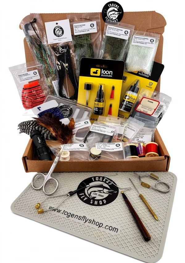 Togens Fly Shop Beginner Fly Tying Kit Large All-Inclusive Bundle-0