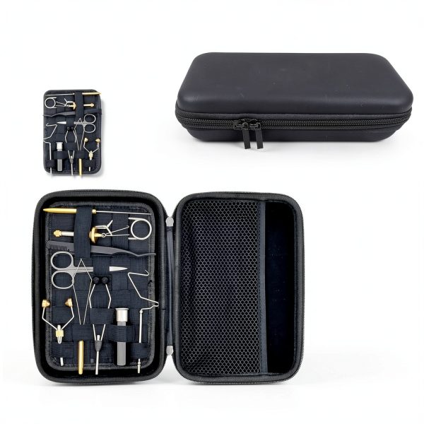 AIFHAAN Fly Tying Kit 10-in-1 Waterproof Case with Tools-4