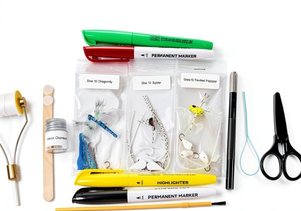 Tinfish Kids Fly Tying Kit Multi Wood Complete 3 Panfish Patterns Set-1