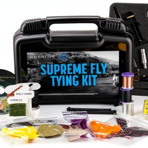 Creative Angler Supreme Fly Tying Kit with Case-0