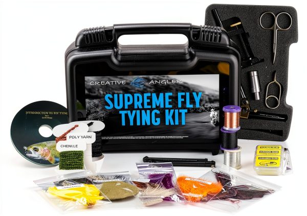 Creative Angler Supreme Fly Tying Kit with Case-0