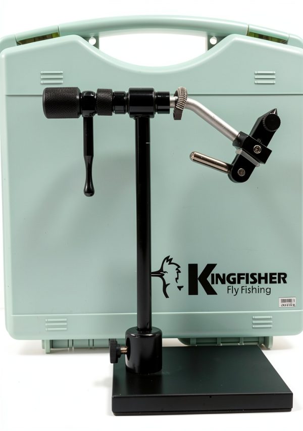 Kingfisher Fly Fishing Blackfoot Fly Tying Vise with Adjustable-0