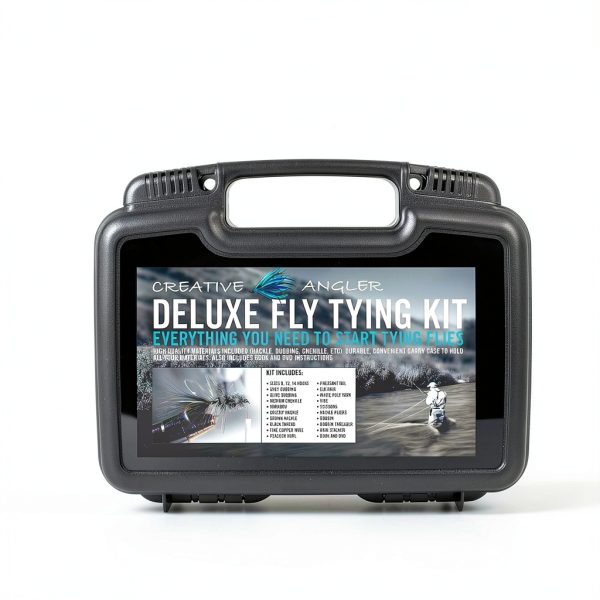Creative Angler Fly Tying Kit Complete Deluxe Set Copper Tools-2