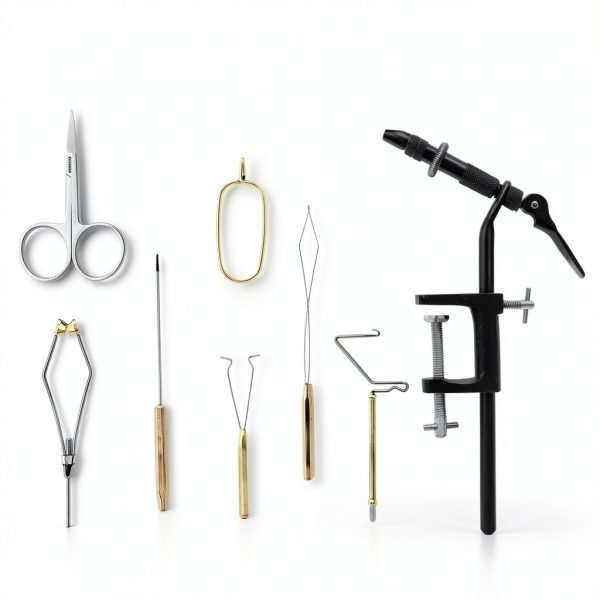 Creative Angler Fly Tying Kit Complete Deluxe Set Copper Tools-5