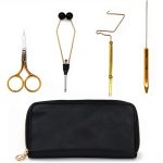 FIOTCEL Fly Tying Kit RBC-RB-001 Brass Silver Black 6‑Piece Tool Set-0