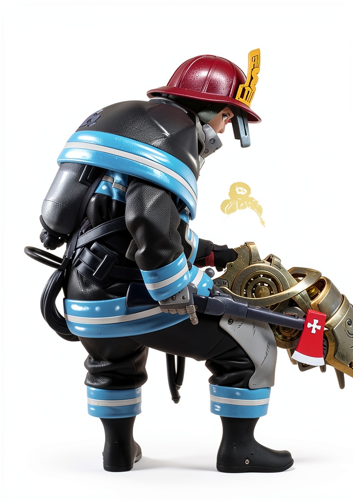 Installing Fire Force Manga by Kodansha Comics, English Edition, 210 Pages on a wooden desk