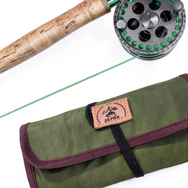 Anglerhaus Fly Tying Tool Kit with Green Pouch – 9 Tools Compact-5