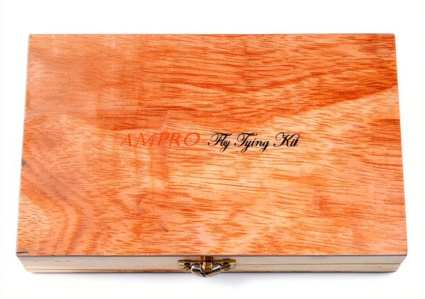 Portable Fly Tying Kit by Generic - AMPRO Metal and Wood-4