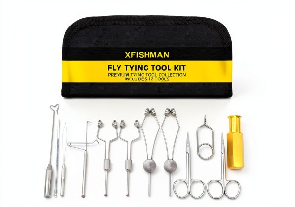 XFISHMAN 12 in 1 Fly Tying Tools Kit for Men-0