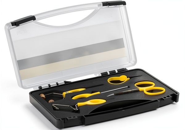Loon Fly Tying Tool Kit - 5 PCS Black Plastic-1