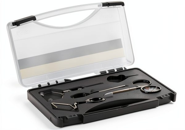 Loon Fly Tying Tool Kit - 5 PCS Black Plastic-2