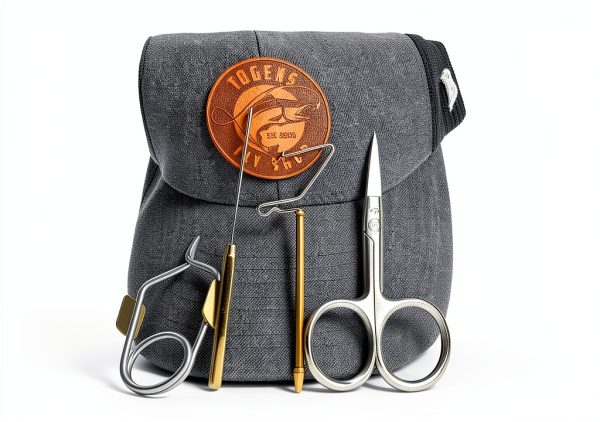 Togens Fly Shop Premium Fly Fishing Tool Kit Gold Stainless Steel-1