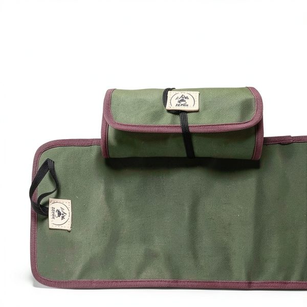 Anglerhaus Fly Tying Tool Kit with Green Pouch – 9 Tools Compact-2