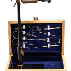 Portable Fly Tying Kit by Generic - AMPRO Metal and Wood-0