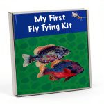 Tinfish Kids Fly Tying Kit Multi Wood Complete 3 Panfish Patterns Set-0