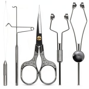 XFISHMAN Basic 5 in 1 Fly Tying Tool Kit-0