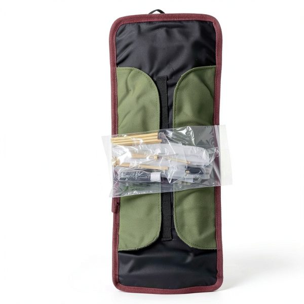 Anglerhaus Fly Tying Tool Kit with Green Pouch – 9 Tools Compact-4