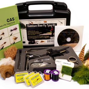 Anglerhaus Fly Tying Kit with Vise 5 Tools Heavy‑Duty Carrying Case-0