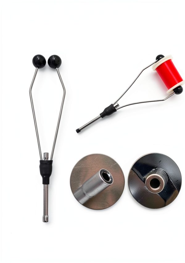 FIOTCEL Fly Tying Kit RBC-RB-001 Brass Silver Black 6‑Piece Tool Set-1