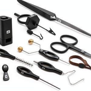 Loon Fly Tying Kit 10pcs Ergonomic Black Grip Complete Set-0