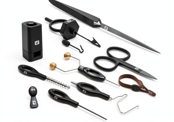Loon Fly Tying Kit 10pcs Ergonomic Black Grip Complete Set-0