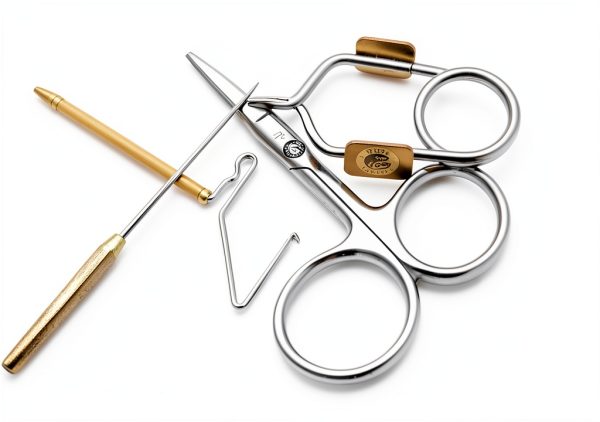 Togens Fly Shop Premium Fly Fishing Tool Kit Gold Stainless Steel-2