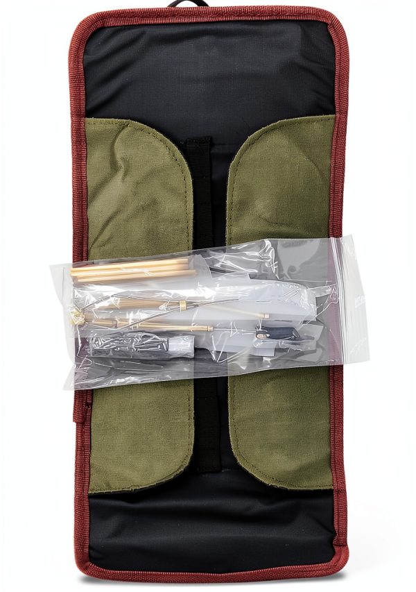 Anglerhaus Fly Tying Tool Kit with Green Pouch – 9 Tools Compact-7