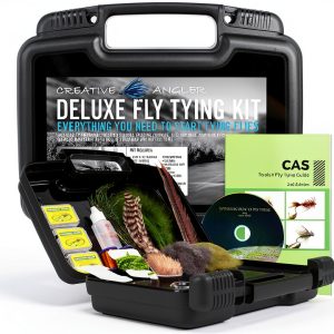 Creative Angler Fly Tying Kit Complete Deluxe Set Copper Tools-0