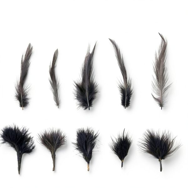 Reel Crafts Fly Tying Kit Wooly Bugger Small Black 30‑Piece Set-4