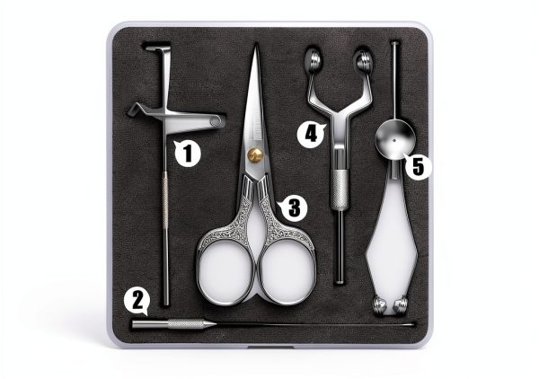 XFISHMAN Basic 5 in 1 Fly Tying Tool Kit-2
