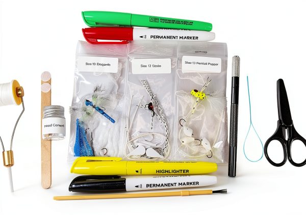Tinfish Kids Fly Tying Kit Multi Wood Complete 3 Panfish Patterns Set-2