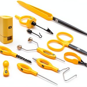 Loon Complete Fly Tying Kit Large Yellow 15 Piece Carbon Steel Set-0