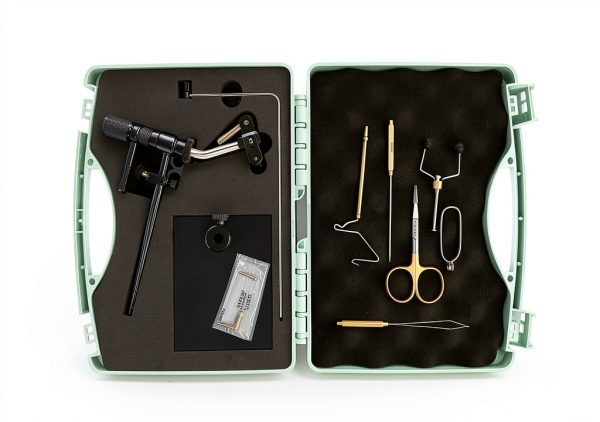 Kingfisher Fly Fishing Blackfoot Fly Tying Vise with Adjustable-1