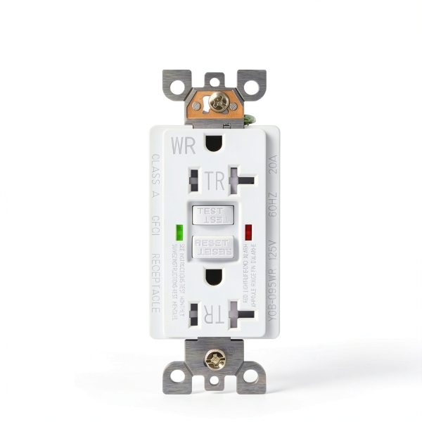 GFCI Outlet 20 Amp UL Listed Resistant Tamper Resistant LED ANKO-2