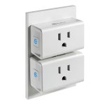 Kasa Smart Plug Ultra Mini 15A, Smart Home Wi-Fi Outlet Works with Alexa, Google Home & IFTTT, No Hub Required, UL Certified, 2.4G WiFi Only, 2 Count (Pack of 1)(EP10P2) , White-0