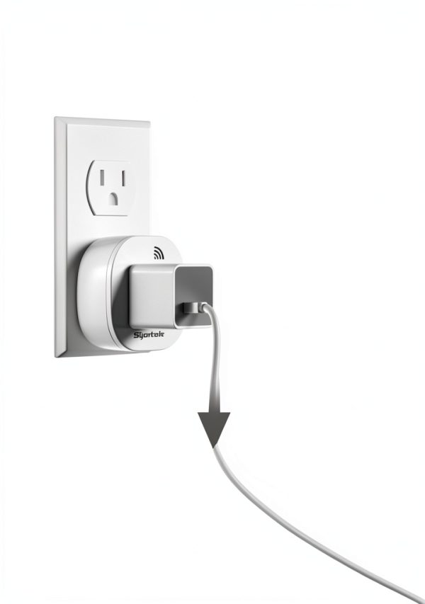 Remote Control Outlet Switch Kit Syantek 3 Outlets + Remote White-5