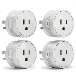 EIGHTREE Smart Plug 2025 Upgrade to 15A, Bluetooth & Wi-Fi Outlet Plug Dual Connection, Voice Control, Remote Control Outlet Timer Indoor, Smart Plugs That Work with Alexa & Google, 2.4GHz Wi-Fi Only-0
