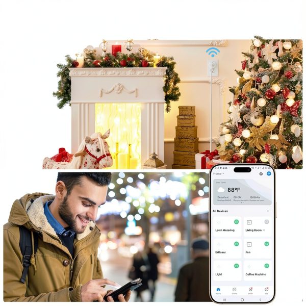 Smart Plug EIGHTREE WiFi Outlet for Alexa & Google Home, 4-Pack-2