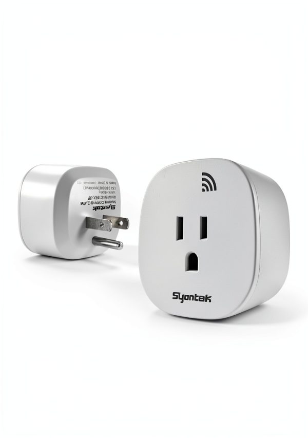 Remote Control Outlet Switch Kit Syantek 3 Outlets + Remote White-1