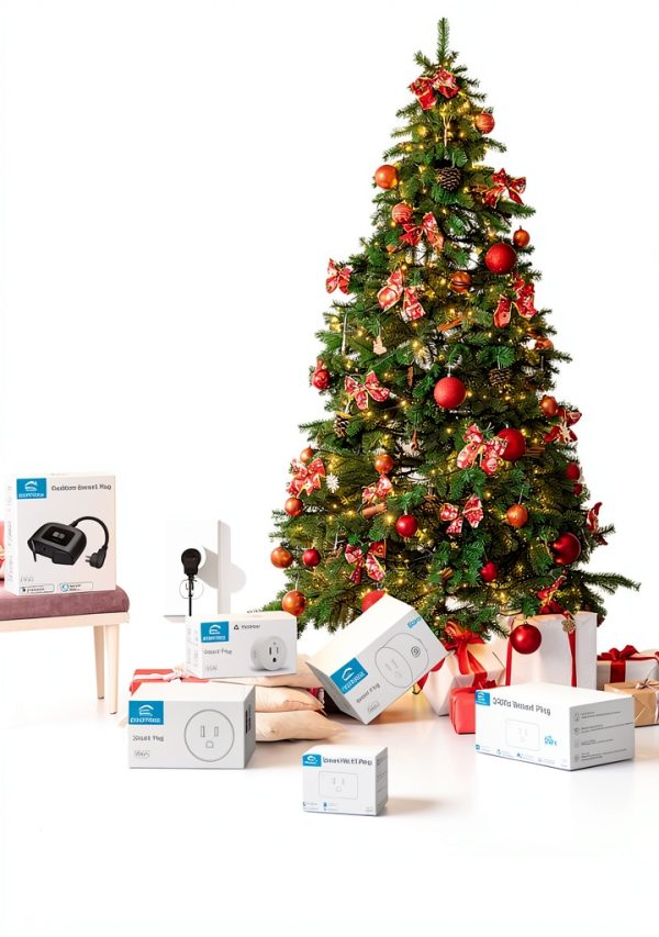 EIGHTREE Smart Plug 2025 Upgrade to 15A, Bluetooth & Wi-Fi Outlet Plug Dual Connection, Voice Control, Remote Control Outlet Timer Indoor, Smart Plugs That Work with Alexa & Google, 2.4GHz Wi-Fi Only-5