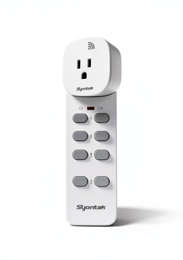 Remote Control Outlet Wireless Light Switch for Household Appliances, Expandable Remote Light Switch Kit, Up to 100 ft Range, FCC Certified, ETL Listed, White (5 Outlets + 2 Remotes)-4