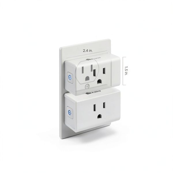 Kasa Smart Plug Ultra Mini 15A, Smart Home Wi-Fi Outlet Works with Alexa, Google Home & IFTTT, No Hub Required, UL Certified, 2.4G WiFi Only, 2 Count (Pack of 1)(EP10P2) , White-4
