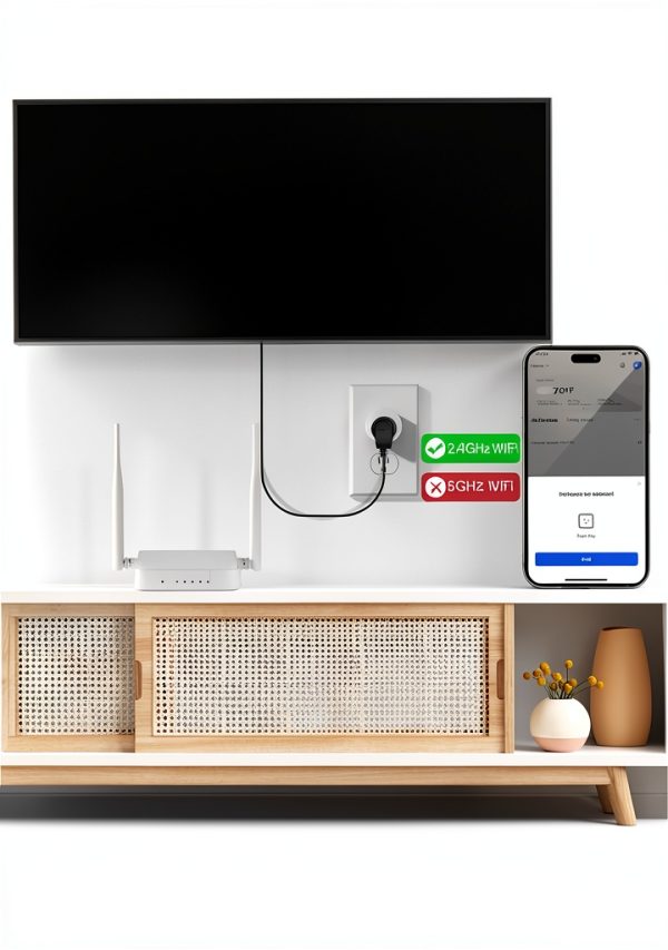 EIGHTREE Smart Plug 2025 Upgrade to 15A, Bluetooth & Wi-Fi Outlet Plug Dual Connection, Voice Control, Remote Control Outlet Timer Indoor, Smart Plugs That Work with Alexa & Google, 2.4GHz Wi-Fi Only-2